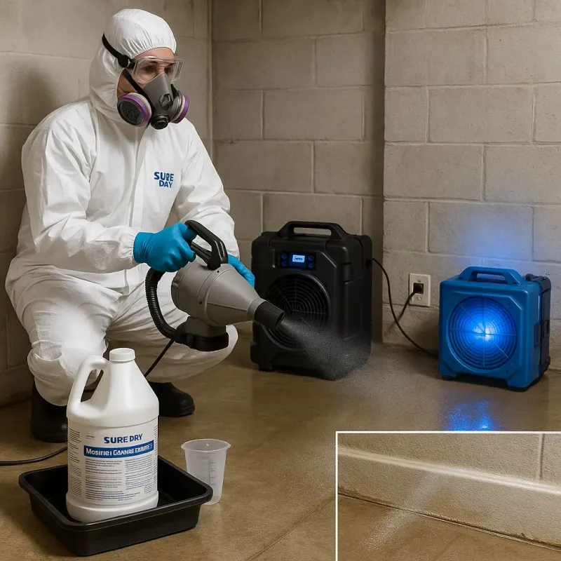 Sanitization and Odor Removal process in Matheny, CA